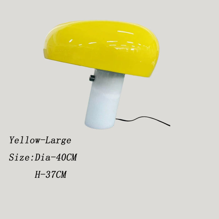 Nordic Marble Mushroom LED Table Lamp for Kids' Rooms and Stylish Living Spaces