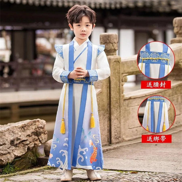 Heritage Unisex Hanfu Robe – Classic Chinese Scholar Kimono for All Ages