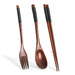 Eco-Chic Japanese Dining Set: Elegant Wooden Spoon & Chopsticks for Gourmet Experiences