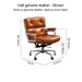 Elevate Your Office with the Luxurious Leather Executive Swivel Chair