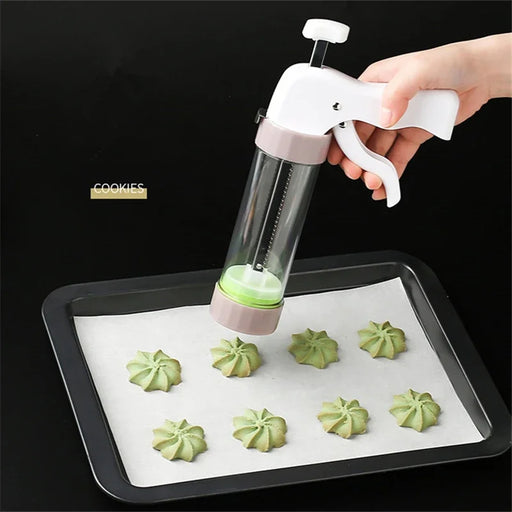 3D Cookie Press Set with Plunger Fondant Cutter - DIY Baking Tools and Mould Kit