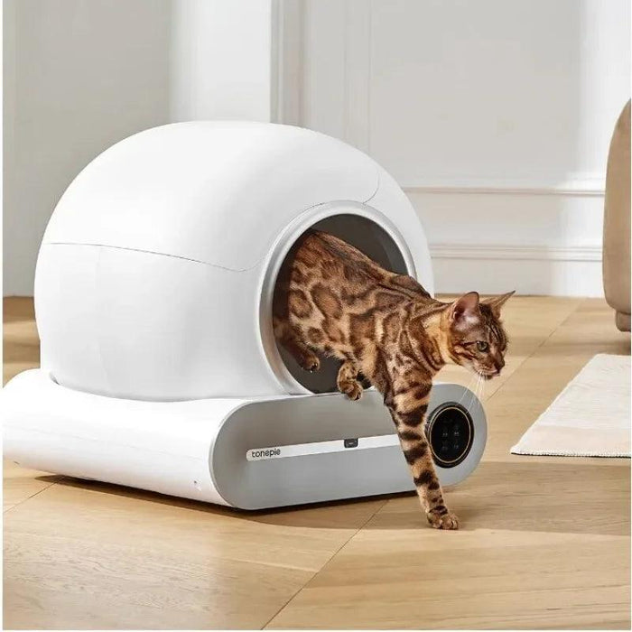 Intelligent App-Controlled Cat Litter Box with Advanced Odor Control