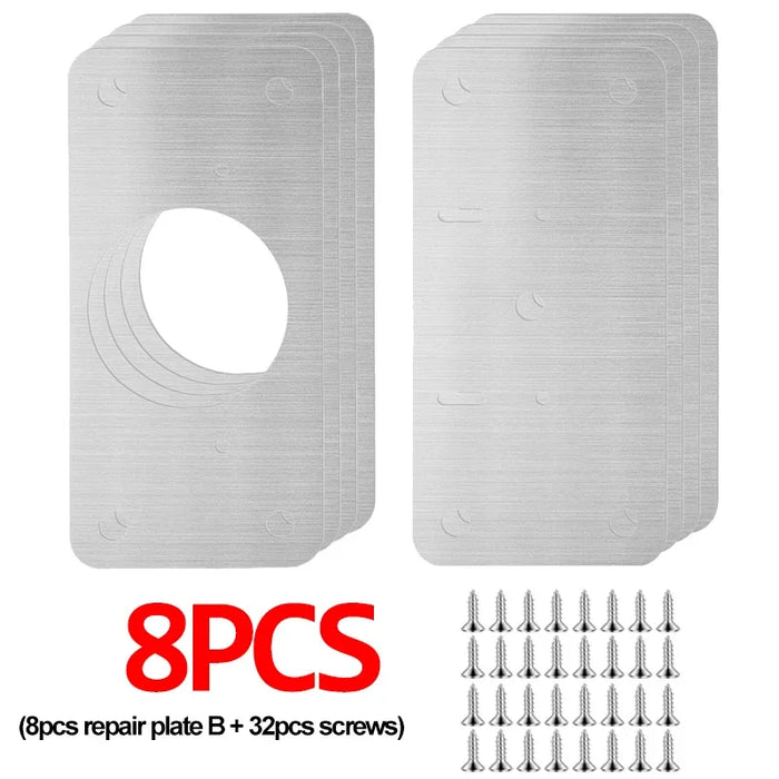 Premium Stainless Steel Silver Hinge Repair Solution for Furniture and Cabinet Revitalization