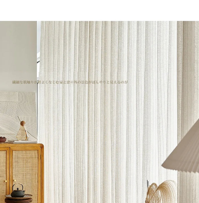 Japan Linen stripe curtain yarn