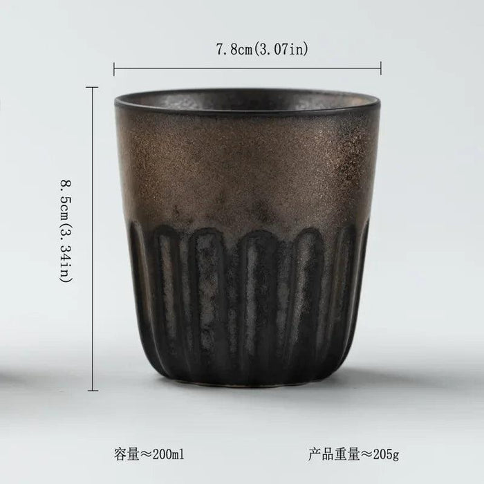 Artisan Japanese Stoneware Gradient Mugs - Ideal for Coffee and Tea Lovers