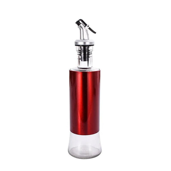 Chic Stainless Steel Oil Dispensing and Spice Jar Ensemble - Transform Your Cooking Journey