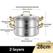 Triple Layer 316 Stainless Steel Steamer: Your Essential Kitchen Partner