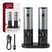 USB Rechargeable Electric Salt and Pepper Mill with Customizable Grind Options - Must-Have Kitchen Gadget