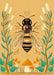 Enchanting Insect Canvas Art: Vibrant Moth and Golden Beetle Decor for a Playful Home