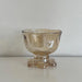 Elegant Floral Glass Dessert Bowl