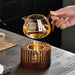 Elegant Bamboo Candle Warmer for Authentic Tea Ceremonies