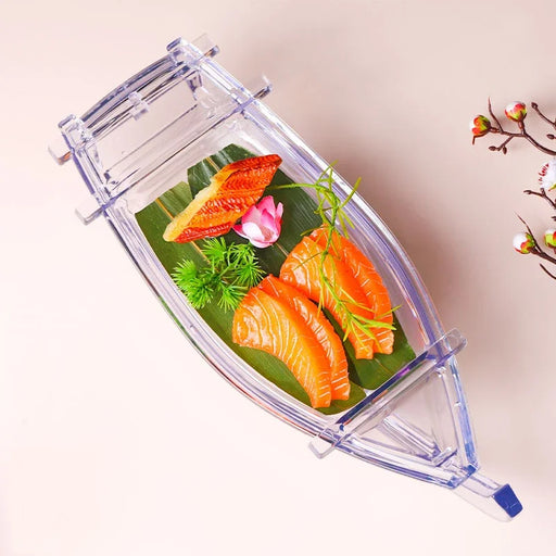 Elegant Sushi Boat Platter Set - Versatile Serving Dish for Asian Cuisine
