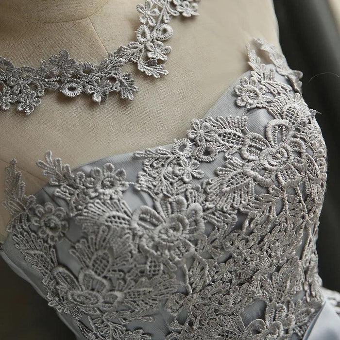 Chic White Lace A-Line Dress with Bowknot Detail - Women's Sleeveless Party Essential