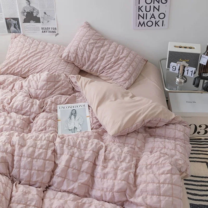 Ruffles Lace Bedding Set Kawaii Soft Sheet