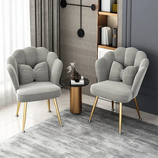 Nordic Elegance Velvet Dining Chair Set - Stylish Home Seating Ensemble