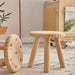 Stylish Solid Wood Children's Cookie Bench - Versatile Low Stool for Home and Play Areas