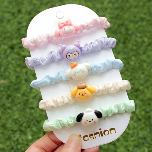 Kawaii Magic Sanrio Characters Hair Ties: Infuse Fun and Color into Your Look