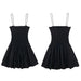 Women's Strappy Puff Dress - Effortless Summer Chic for Any Occasion