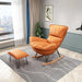 Elegant Genuine Leather Rocking Chair for Ultimate Comfort and Style