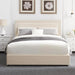 Chic Velvet Storage Bed with Adjustable Headboard and Spacious Drawers