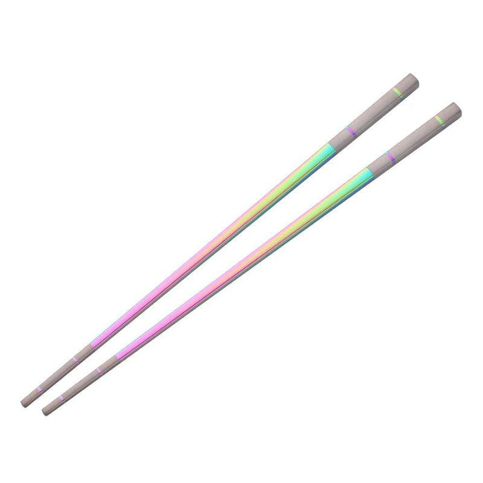 Eco-Friendly Reusable Stainless Steel Chopsticks for Asian Cuisine