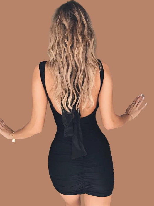 Backless Bodycon Dress for Summer Nights