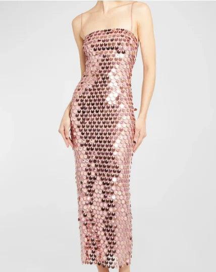 Gorgeous Backless Sequin Cocktail Dress - Elegant Evening Gown for Women