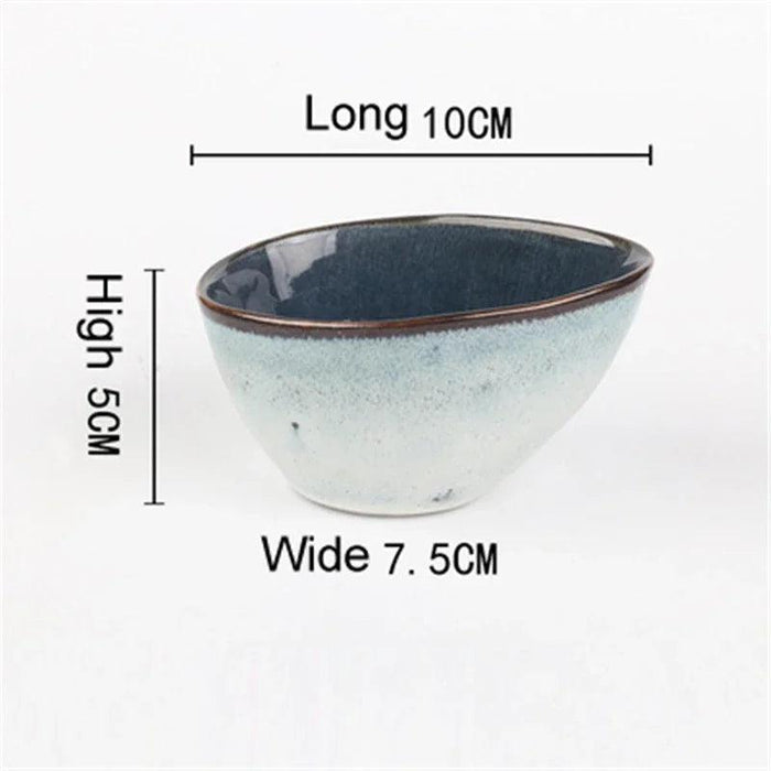 Chic Ceramic Soy Sauce Dipping Dish Set with Multi-Purpose Serving Tray