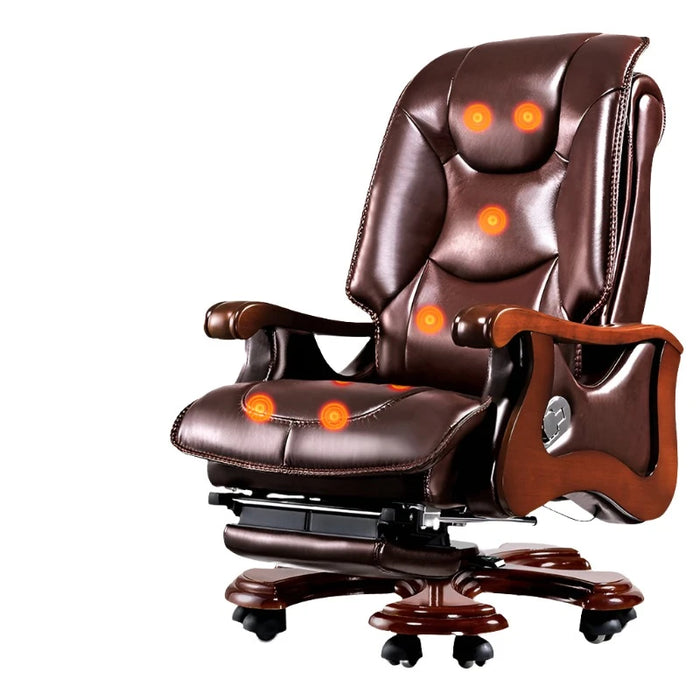 Rolling Leather Office Chair