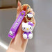 Charming Hello Kitty Silicone Keychain for Car Enthusiasts