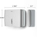 Wall-Mounted Key-Lock Paper Towel Dispenser with 200 Capacity