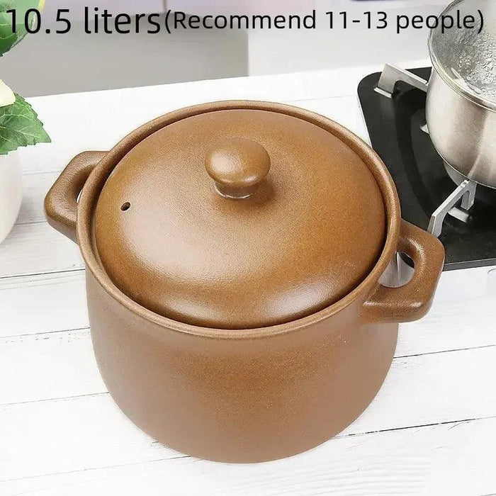 Expectant Mothers' Traditional Chinese Clay Pot Stew Cooker - Elevate Your Cooking Experience