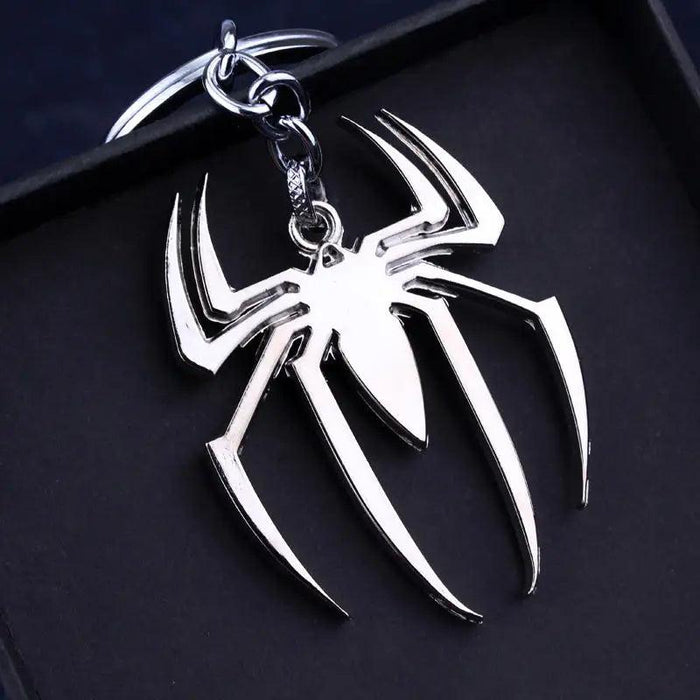 Spiderman Emblem Keychain - Stylish Spider Keyring for Marvel Enthusiasts