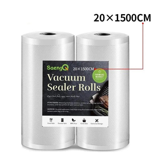 5-Pack Sous Vide & Food Storage Vacuum Sealer Rolls for Ultimate Freshness