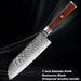 Luxurious 7-Piece Damascus Steel Knife Set with Artisan Rosewood Handles