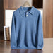 Men's Premium 100% Cashmere Thick Polo Sweater