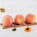 Realistic 8.5cm Honey Peach Decorative Fruit Ornament for Home Elegance