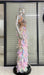 Luxury Feather & Diamond Evening Gown - Exclusive Custom Design | 2023 Limited Edition