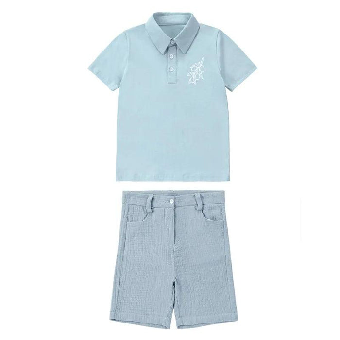 Kids' Summer Muslin Outfit Set