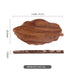 Stylish Acacia Wood Serving Tray for Tea and Culinary Delights