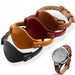 Elegant Cowhide Leather Watch Straps with Rose Steel Buckle - A Luxurious Women's Accessory