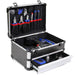 Ultimate Ergonomic Aluminum Toolbox with Organized Drawers - The Perfect Portable Storage Solution