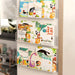 Clear Acrylic Children's Wall-Mounted Book and Magazine Holder