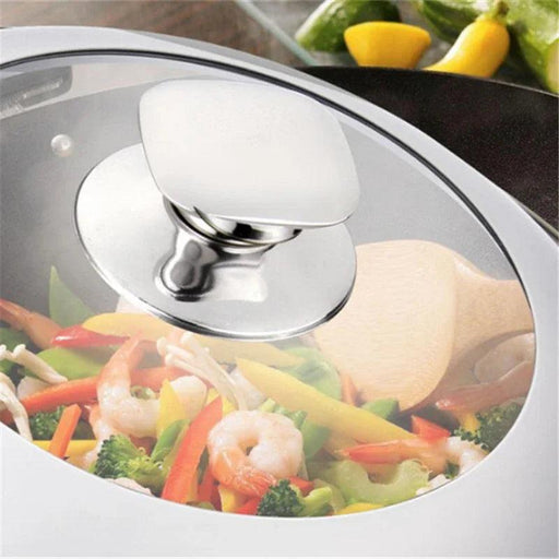 Universal Stainless Steel Wok Lid for Perfect Cooking Results