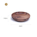 Elegant Rustic Wooden Bowl for Serving Salads and Fruits