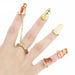 Avengers-Inspired Chic Nail Rings - Trendy Korean Jewelry Set for Fashion-Forward Women