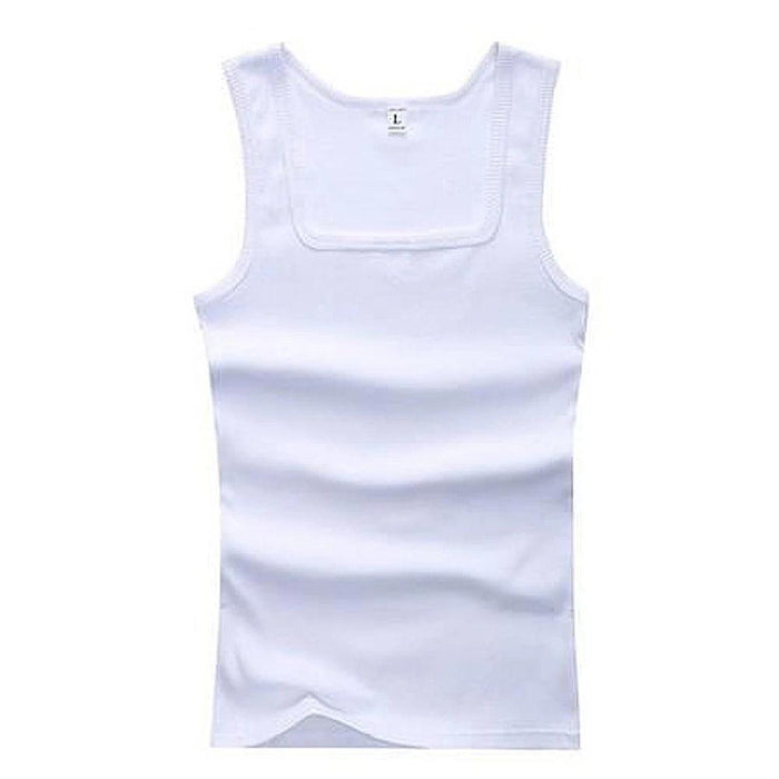 Men's Large Cotton Sleeveless Gym Tank Tops - Bodybuilding Muscle Vests for Fitness