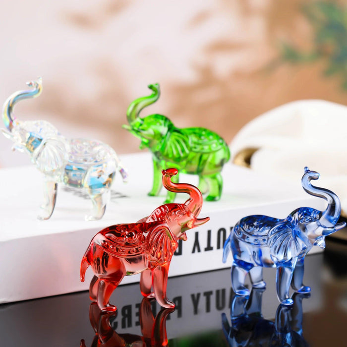 Elegant Crystal Elephant Figurine - A Beautiful Addition to Home Decor and Perfect Gift Choice