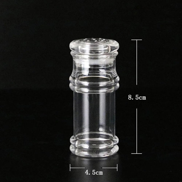 Elegant Clear Acrylic Toothpick and Cotton Swab Dispenser - Hygienic Organizer for Home and Hospitality