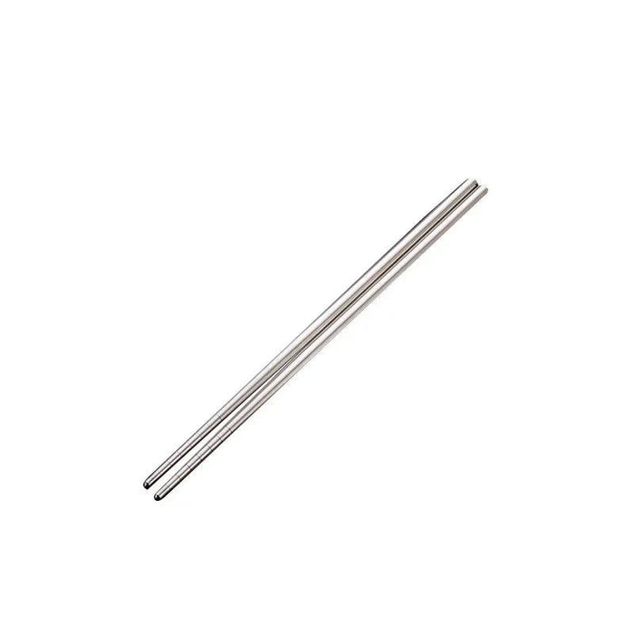 Elegant Stainless Steel Sushi Chopsticks with Enhanced Grip for Asian Cuisine